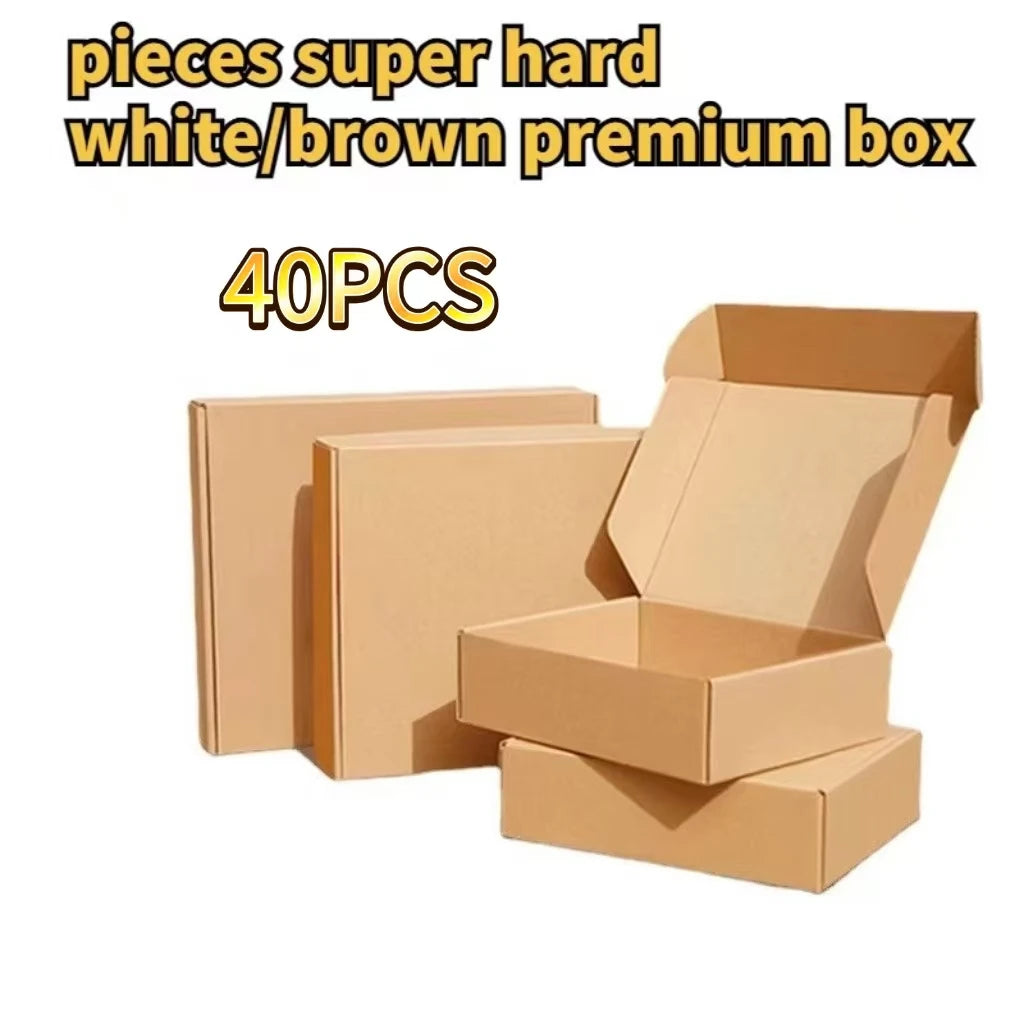 Corrugated Cartons, White/Brown Multi-sheet Cardboard Transport Boxes, Handicraft Packaging And andling