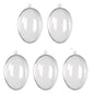 5PCS Home Decoration Egg Shape Easter Eggs Hanging Decor Favors Fillable Plastic Clear Ball Party Supplies Hollow Candy Box