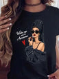 Maycaur Hot Sales Printed Female Tshirt Women Fashion Graphic Printed T-Shirt Harajuku Korean Style Short Sleeves Clothes Female