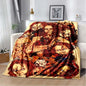 3D Horror Movie Character Chucky Saw Cartoon Area Blanket Fashion Soft Cozy Living room Bedroom Sofa Bed Travel Blanket