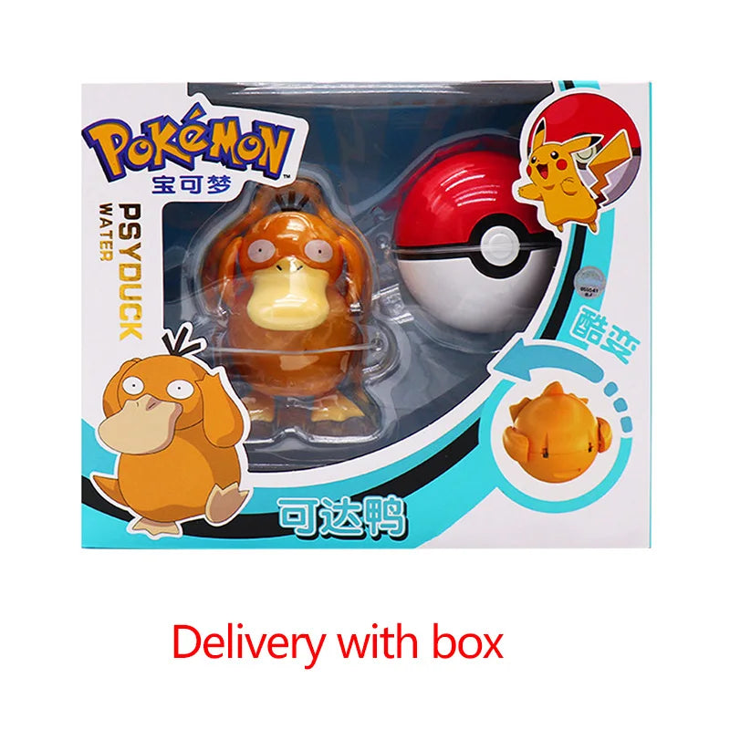 Pokemon Figures Toys Pocket Monsters Ball Model Pikachu Gengar Pokeball Dragonite Snorlax Pokeball poke Action Figures  Toy gift