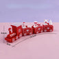Mini Christmas Train Plastic Christmas Train Toys Christmas Decorations for Home 2025 Cristmas Ornament Gift Happy New Year 2025