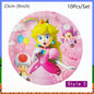 Super Mario Bros Birthday Decoration Party Supplies Disposable Tableware Baby Shower Paper Cup Tablecloth Plate Napkin Bag Kit
