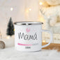 World's Best Dad and Mom Print Coffee Mug Unique Fathers Day Gift and Mothers Day Gifts Drink Wine Juice Tea  Enamel Mug Present