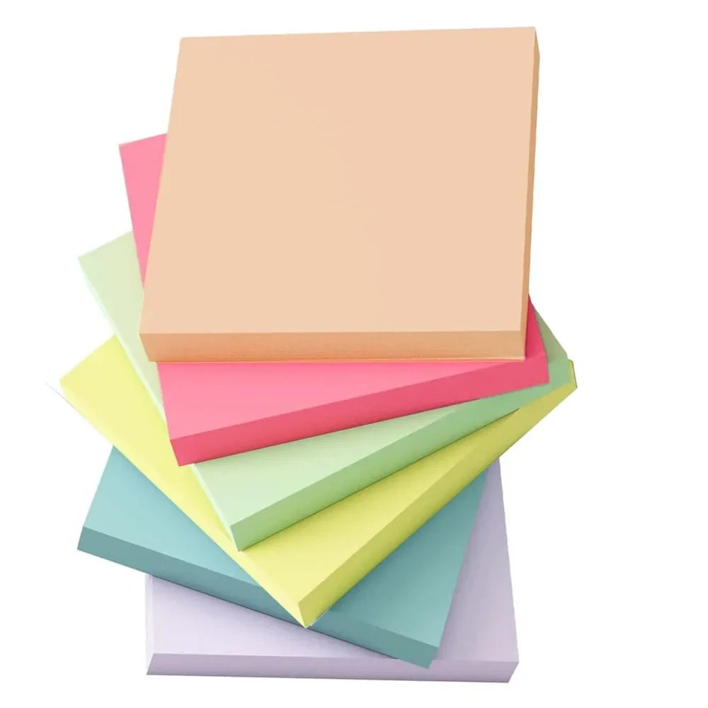 LOLEDE Kawaii Sticky Notes & Notepad Set – Index Tabs, Scratch Paper & Cute Stationery for School or Office