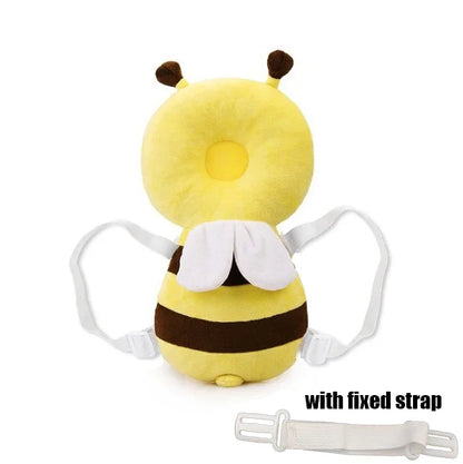 Head Back Protector Baby Protect Pillow Learn Walk Headgear Prevent Injured Safety Pad  prevention Fall Cartoon Bee Kids Pillows