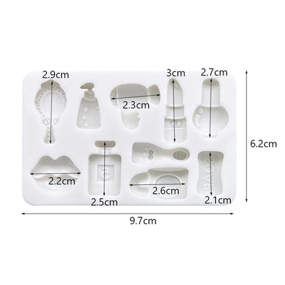 Makeup Hair Dryer Mirror Silicone Mold – Sugarcraft & Resin Tool