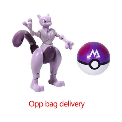Pokemon Figures Toys Pocket Monsters Ball Model Pikachu Gengar Pokeball Dragonite Snorlax Pokeball poke Action Figures  Toy gift
