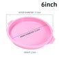 Round Silicone Cake Pan – 4/6/8in Non‑Stick Layer Mold for Baking