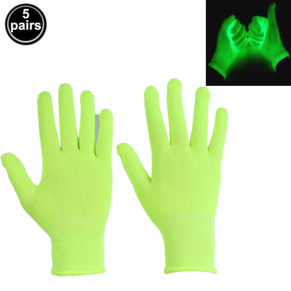 UV Neon Glow Party Hats – Blacklight Fluorescent Plastic Hats for Kids & Adults