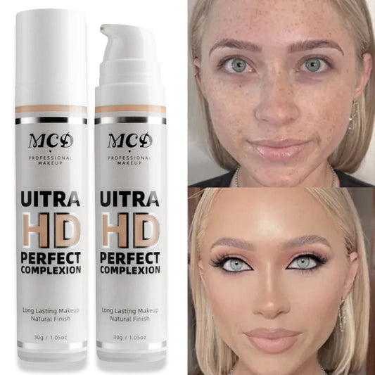 9 Shade Full Coverage Concealer Liquid Foundation makeup high coverage Base