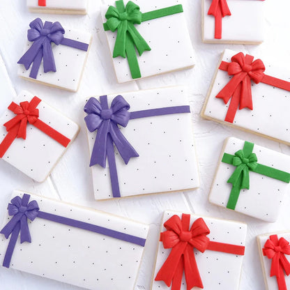 “Christmas Bow Silicone Mold – Fondant, Cookie & Chocolate Decorating Tool