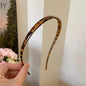 Thin Leopard Acrylic Headband