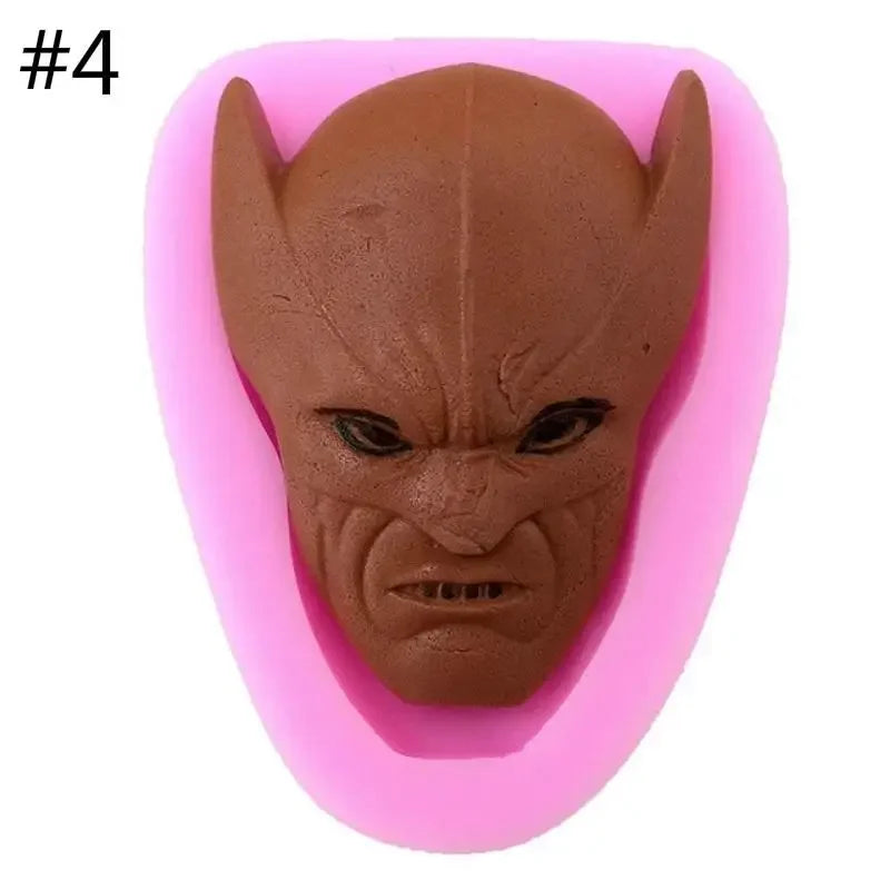 3D Anime Face Silicone Mold – Sugarcraft Fondant & Chocolate Cake Decorating Tool