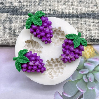 Grape Silicone Cake Baking Mold Sugarcraft Chocolate Cupcake Resin Tools Fondant Decorating Tools