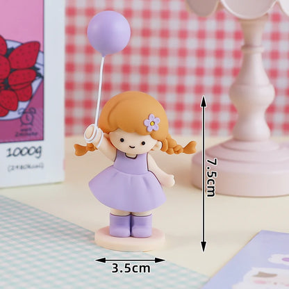 Princess Flower Cake Topper – Happy Birthday Decoration for Girl’s 1st Birthday, Baby Shower & Party Gift Box