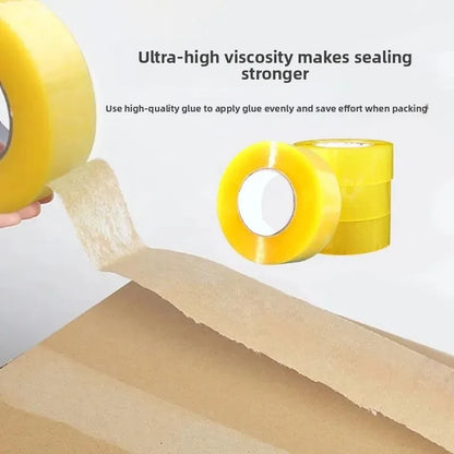 4.5CM×70M High Viscosity Clear Packing Tape - Strong Adhesive for Box Carton Sealing, DIY Mounting & Fixing