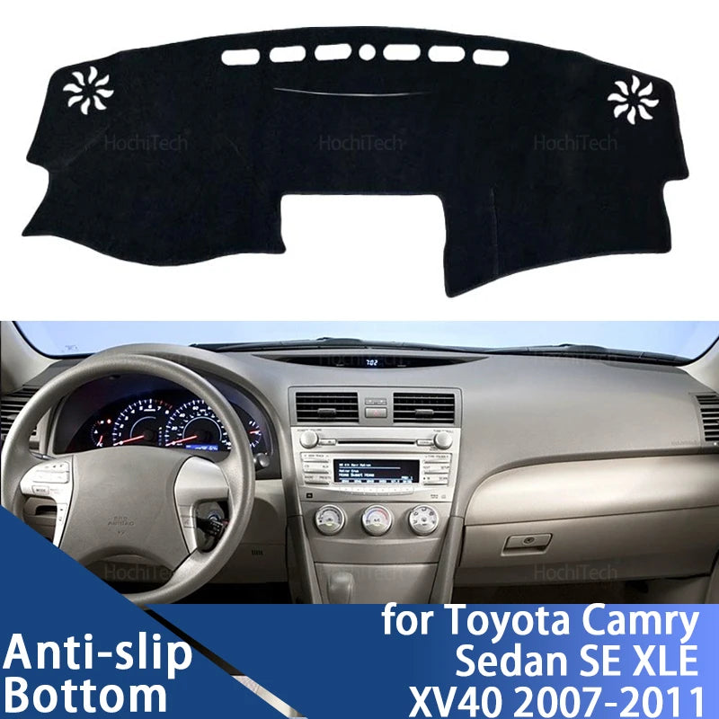 Accessories Auto Dashboard Cover Dash Mat Board Pad Carpet Dashmat Anti-UV Mats For Toyota Camry Sedan SE XLE XV40 2007~2011