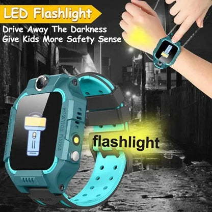 Lenovo Kids Smart Watch 4G SOS GPS Location Sim Card Call Smart Watch Camera Waterproof Watch Gift For Ios Android Children Gift