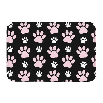 Personalized Paw Prints Dog Doormat Mat Anti-Slip Animal Kitchen Bath Balcony Rug Carpet 40*60cm