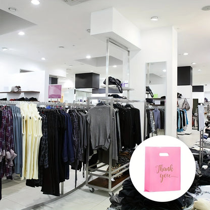 100pcs gift bags, thanks, thanksgiving, Christmas, weddings, birthdays, small business supplies, clothing bags, business gifts