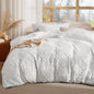 Duvet Cover Queen - Boho Bedding, Tufted Queen Duvet Cover- 3 Pieces Embroidery