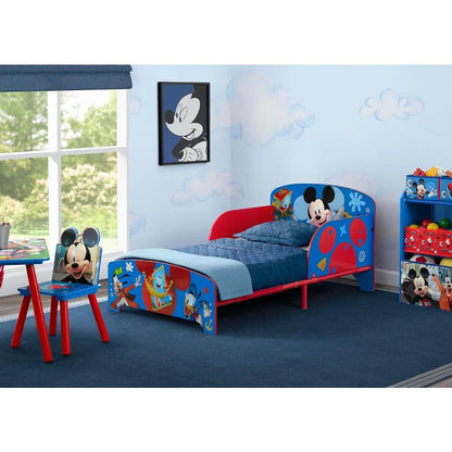 Disney Mickey Mouse Wood and Metal Toddler Bed