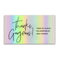30pcs Thank You Card For Supporting Business Package Decoration "Gorgeous Thanks" Business Card Laser card Handmade With Love