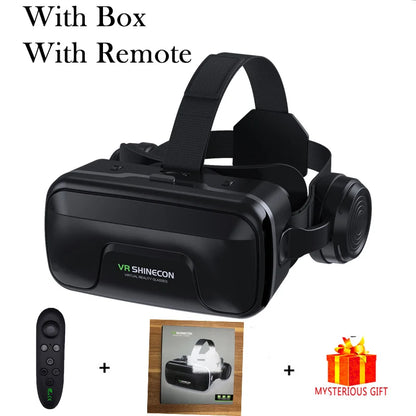 VR Shinecon 10.0 Virtual Reality Helmet 3D Glasses Casque For Smartphone Smart Phone Goggles Headset Viar Video Game Binoculars