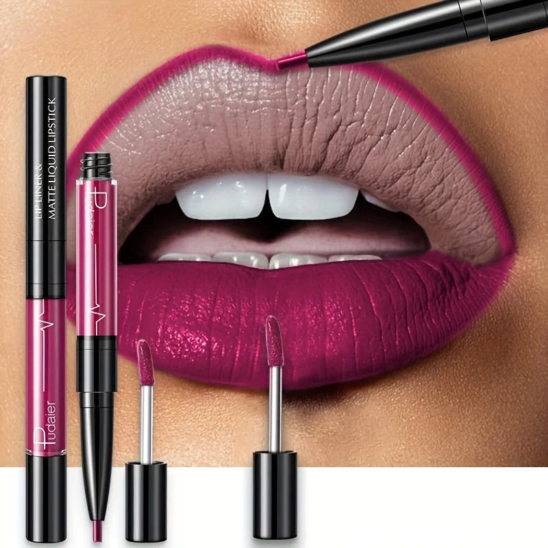 Ultra-Precise Waterproof Lip Liner with High Pigment, Smooth, Sweatproof, Long-Lasting Wear