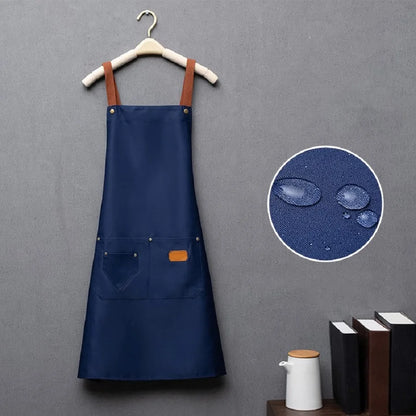 Waterproof Shoulder Apron Men's and Women's Kitchen Apron Salon Roast Barbecue Cleaning Nail Barbecue Scarf Cloak