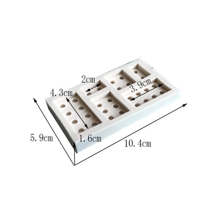 Building Bricks Robots Fondant Silicone Mold For Cake Border Decorating Cupcake Topper DIY Candy Chocolate Crafts Clay Tools