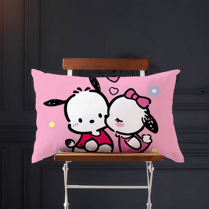 kawaii cute art p-Pochacco cushion cover Rectangle Pillow Covers Home Sofa living Room Office Coffee Shop Pillowcase hogar