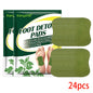 12/24PCS Herbal Detox Foot Patches – Natural Wormwood Pads for Stress Relief & Body Cleansing