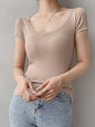 Women Cotton T Shirt Summer  Slim Top   16 Colors