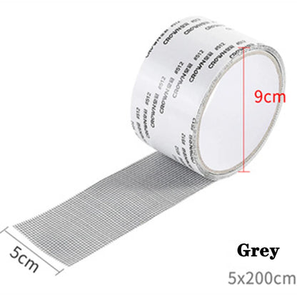 Waterproof Window Screen Repair Tape – Self‑Adhesive Anti‑Insect Mesh Patch