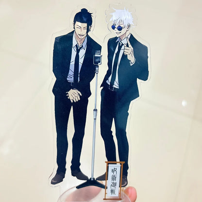 Anime Jujutsu Kaisen Acrylic Stand Ryomen Sukuna Geto Suguru Satoru Gojo Fushiguro Megumi Signboard Desktop Decorations