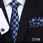 Tie Pocket Squares Cufflink Necktie Set