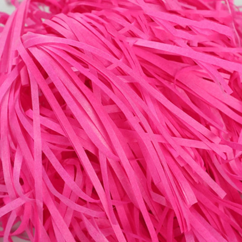 100g Raffia Shredded Paper Grass – Crinkle Basket Stuffers for Easter Eggs & DIY Gift Box Decor