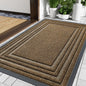 Olanly Natural Rubber Mat Non Slips Low Profile Outdoor Mat For Home Entrance Floor Doormats Heavy Duty Door Mat Outdoor Indoor