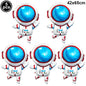 4D Standing Astronaut Spaceman Balloons Rocket Foil Balloons Kids Toys Baby Shower Outer Space Themed Birthday Party Decorations