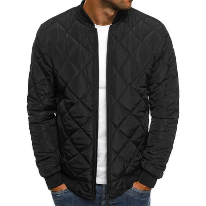Men’s Lightweight Vintage Flight Jacket – Mesh‑Pressed Baseball Collar Coat