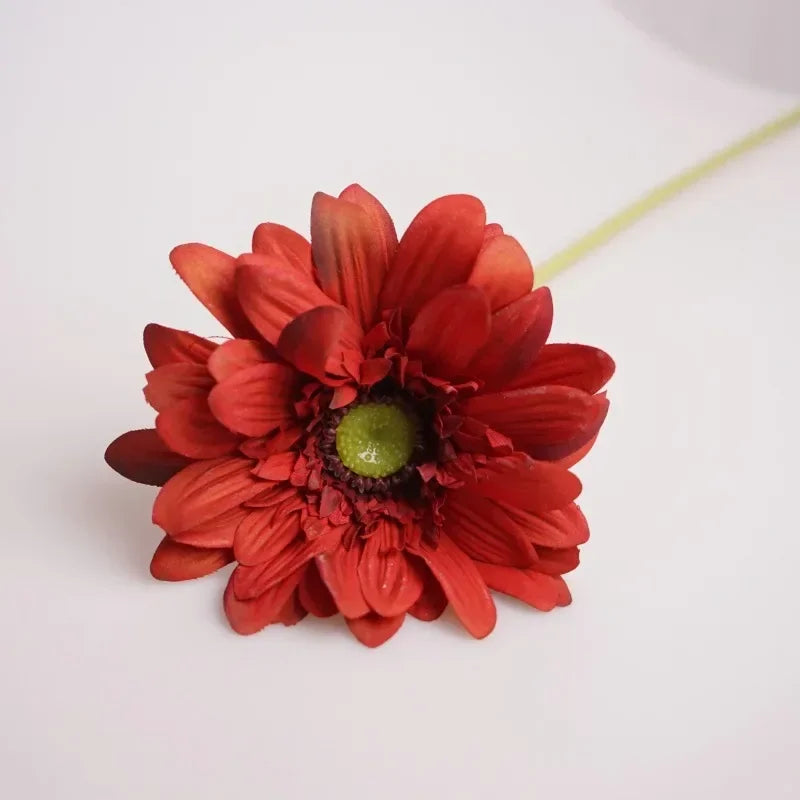Artificial Gerbera Real Touch Cloth Flowers Home Living Room Decoration Simulation Chrysanthemum Fake Flower Wedding Floral
