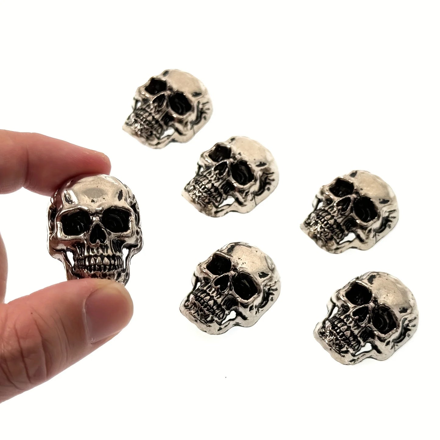 6pcs Gothic Skull Stainless Steel Refrigerator Magnets The Hymn to the Sun" Sheet Music Design, Dark & Elegant Decor for Adults