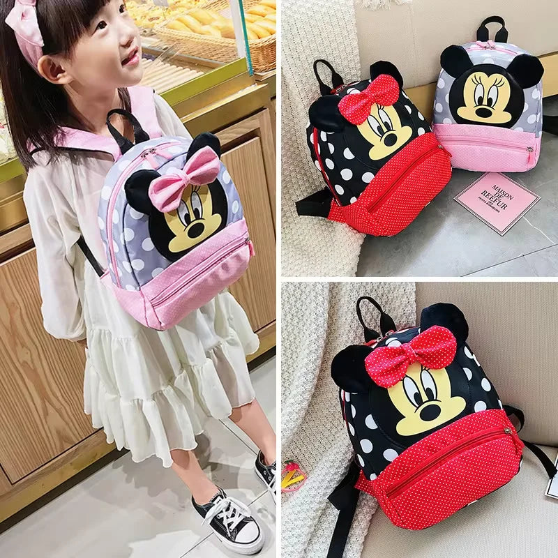 Disney Cartoon Backpack For Baby Boys Girls Minnie Mickey Mouse