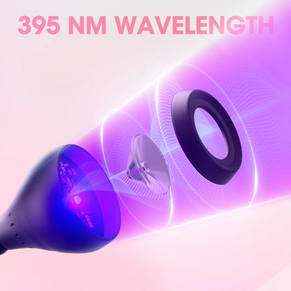 UV Nail Dryer Light lamp 395nm Wavelength Clip-on Desk Mini USB