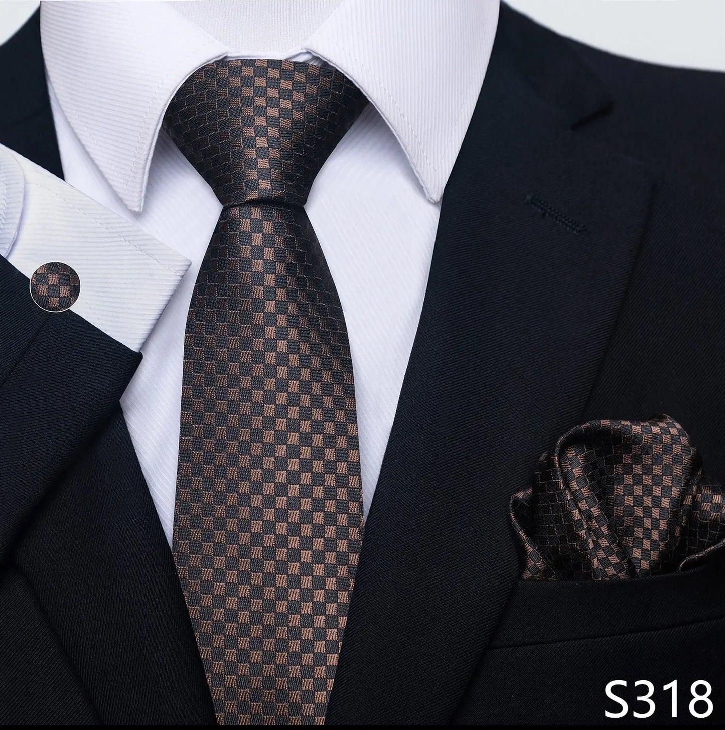 8 cm Tie Pocket Squares Necktie  Set