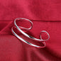 Trendy 925 Sterling Silver Bangles Bracelet Charms