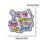 Letter Embroidered Patch Cartoon/Personality Letter Slogan Patch Iron On Patches For Clothing thermoadhesive Patches Sew Badges