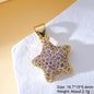 Handmade Luxury Pendant 18K Real Gold-Plated Charms